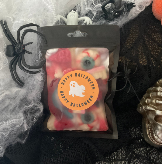 Black Foiled Halloween 100g Packs