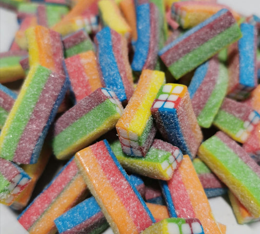 Fizzy Rainbow Bricks