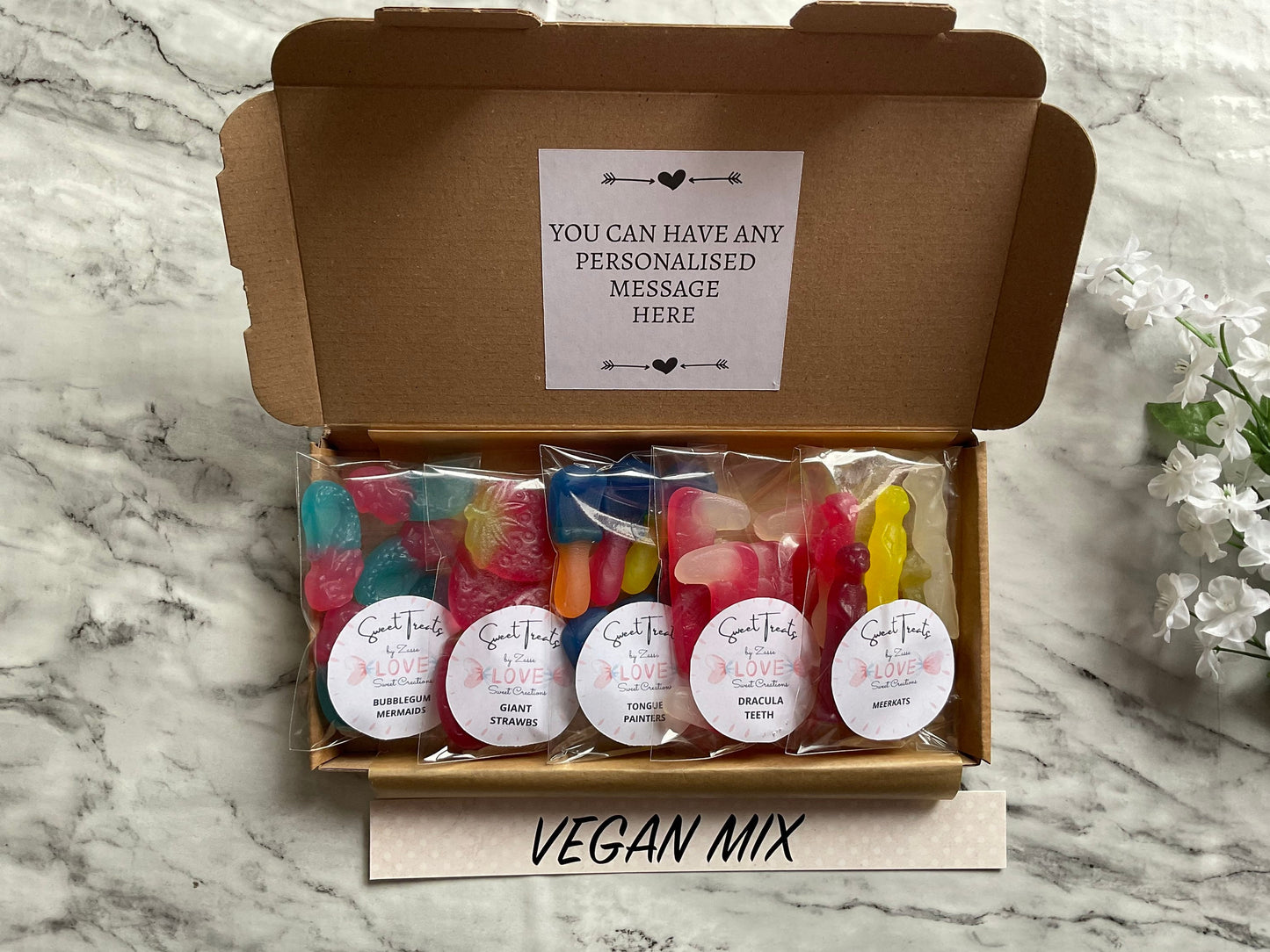 Vegan sweets letterbox