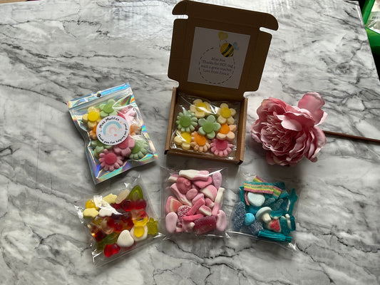 Mix of personalised sweets