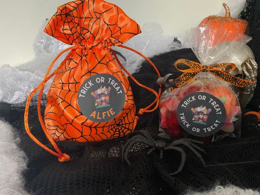 Halloween drawstring sweets bag